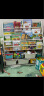 SOFS儿童书架绘本架简易落地宝宝小书柜铁艺幼儿置物架书本玩具收纳架 书架 XL码 (4+2)层 3盒 实拍图