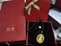 周六福（ZLF）七夕禮物  古法金吊墜傳承古法工藝黃金吊墜文殊菩薩 計價 5.47g 曬單實拍圖
