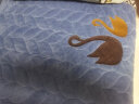 钟爱一生（CHERISHES LIFE）沙发垫套装加厚沙发罩套巾毛绒坐垫秋冬季防滑盖布新中式组合通用 水晶绒天鹅 简边蓝色 90*180cm 单张 实拍图