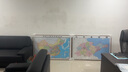 守燈人 世界地圖掛畫(huà)2023新版掛畫(huà)中國辦公室裝飾畫(huà)壁定制大尺寸帶框 中國地圖A（單幅價(jià)格） 90*140木紋框+油畫(huà)布 曬單實(shí)拍圖