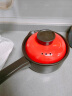 美厨（maxcook）陶瓷煲砂锅 汤锅炖锅奶锅养生煲 手工彩釉耐干烧 1.2L红MCTC3248 实拍图