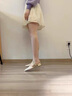 卓詩(shī)尼包頭半拖鞋女外穿2025年夏季新款法式氣質(zhì)兩穿通勤尖頭低粗跟涼鞋 米/黃 37 曬單實(shí)拍圖