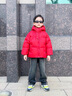 G.DUCKKIDS小黃鴨童裝兒童羽絨服男童外套冬裝加厚男寶寶面包服喜慶過年服裝 紅色 90 建議80-90cm1歲半-2歲 曬單實(shí)拍圖