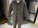 Charm Kendo睡衣男士睡衣加絨加厚秋冬季珊瑚絨加厚保暖大碼翻領(lǐng)長(cháng)袖長(cháng)褲套裝 淺灰【加絨加厚男士家居服套裝】 XL（130-150斤） 曬單實(shí)拍圖