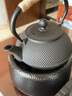 瓷牌茗茶具 圍爐煮茶鐵壺火碳爐鑄鐵功夫茶具煮茶爐家用戶(hù)外木炭教師節禮物 伍德炭爐+1.2升黑丁鐵壺 曬單實(shí)拍圖