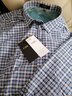 杉杉【純棉加絨】保暖襯衫男冬季新閑商務(wù)青中年爸爸全棉加厚格子襯衣 深藍格紋【加絨加厚】 43 （推薦86-92kg） 曬單實(shí)拍圖