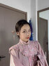 兩世歡發(fā)簪簡約現(xiàn)代丸子頭盤發(fā)國風旗袍紅色婦女款頭飾秀禾服新娘發(fā)飾女 發(fā)簪 曬單實拍圖