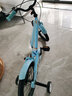 鳳凰（Phoenix）兒童自行車(chē)3-4-6-10歲小學(xué)生單車(chē)高碳鋼腳踏卡通童車(chē)帶輔助輪 騎士藍 16寸【建議身高100-130cm】 曬單實(shí)拍圖