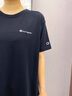 Champion冠軍連衣裙2024春夏新款簡(jiǎn)約純色刺繡圓領(lǐng)短袖T恤裙女士 黑色 M 曬單實(shí)拍圖