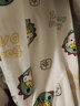 嬰詩(shī)拉貝嬰兒連體衣純棉春秋寶寶哈衣新生兒爬服初生長(cháng)袖家居服嬰兒衣服 2件四季款-對開(kāi)-恐龍藍色組合 80cm (9-12個(gè)月18-22斤) 曬單實(shí)拍圖