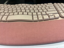 羅技（Logitech）Wave Keys人體工學(xué)鍵盤 無線鍵盤藍牙鍵盤辦公ipad平板鍵盤 筆記本電腦薄膜鍵盤 自帶掌托傾角支架 Wave keys粉色（帶Bolt） 曬單實拍圖