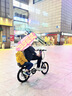 都市螳螂20寸親子折疊自行車(chē)帶小孩母子車(chē)鋁合金超輕遛娃變速折疊單車(chē)帶娃 高配白色折疊車(chē)+后快拆兒童座椅 20英寸 曬單實(shí)拍圖