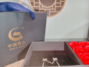 中國黃金S925銀蝴蝶耳釘女時尚小眾耳環(huán)首飾品生日情人節(jié)禮物送女友 【浪漫玫瑰禮盒】*八倉發(fā)貨/極速送達(dá) 曬單實拍圖
