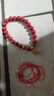 福進(jìn)家正品原礦朱砂手串和田玉本命年男女款手鏈轉運情侶生日情人節禮物 帝王砂-納福手串-8MM【附證書(shū)】 曬單實(shí)拍圖