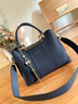 caibukaier手提包包女包牛皮大容量媽媽包中年單肩實(shí)用生日38女神節禮物 【藍色】三八3.8節送老婆媽媽 時(shí)尚百搭休閑通勤輕奢品牌斜挎包 曬單實(shí)拍圖