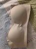 VNA芬斯狄娜【外擴無肩帶】4cm加厚內(nèi)衣防滑小胸顯大聚攏抹胸式 膚色 M 曬單實拍圖