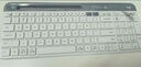 羅技（Logitech）K580無(wú)線(xiàn)藍牙超薄靜音鍵盤(pán) 辦公鍵盤(pán)筆記本電腦手機Mac平板ipad鍵盤(pán)雙模外接鍵盤(pán)薄膜 便攜多屏 K580茱萸粉-超薄鍵盤(pán) 曬單實(shí)拍圖