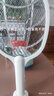 小米有品米JIA電蚊拍充電式滅蚊拍大網(wǎng)面滅蚊神器三合一紫光誘蚊 Type-c線 標(biāo)準(zhǔn)款四燈紫光誘蚊-月光白 曬單實(shí)拍圖