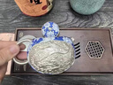 傳承令何賦森龍鳳西施壺手工浮雕青花茶壺鎏銀功夫茶具套裝家用一壺兩杯 鎏銀-青花龍鳳西施壺一壺兩杯 曬單實(shí)拍圖