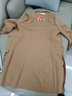 皮爾卡丹（pierre cardin）風(fēng)衣女中長(cháng)款2025秋季新款韓版修身顯瘦格子時(shí)尚中年女裝外套 卡其色 XL 110-120斤 曬單實(shí)拍圖