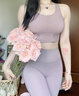雪茜曼大碼運動內(nèi)衣女防震聚攏高強度一體健身文胸胖mm大胸顯小瑜伽背心 曬單實拍圖