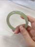 語(yǔ)約新疆和田玉青玉玉手鐲圓條玉鐲送禮鐲子真玉母親節情人節生日禮物 手鐲_54-55 曬單實(shí)拍圖