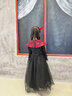 安妮優(yōu)兒萬(wàn)圣節兒童服裝女童cosplay角色裝扮魔法女巫吸血鬼化妝舞會(huì )派對 裙子+帽子 100 曬單實(shí)拍圖