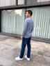 啄木鳥牛仔褲男夏季潮牌百搭褲子男直筒寬松純色休閑長褲 6211R深藍色加絨 31 曬單實拍圖