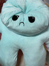 紡寵園翻面章魚(yú)公仔情緒雙面翻轉心情變臉小章魚(yú)玩偶毛絨玩具可愛(ài)娃娃 粉色轉淺藍 直徑90厘米(可套頭) 曬單實(shí)拍圖