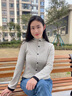 紅蜻蜓 針織衫女2025年春季打底衫上衣女春新款毛衣女長袖女裝 杏色長袖 L 曬單實(shí)拍圖