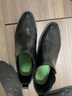 卡帝樂(lè )鱷魚(yú)（CARTELO）馬丁靴男英倫風(fēng)高幫正裝皮鞋男士低幫黑色尖頭切爾西潮男靴子 黑色 40 曬單實(shí)拍圖