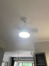 格蘭路北歐吊扇燈兒童房電燈飯廳兩用臥室吊燈和一體餐廳電風(fēng)扇燈扇廚房 白色 變頻6檔36寸遙控 曬單實(shí)拍圖