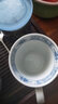 Lucky Lychee日本進口陶瓷馬克杯釉下彩青花杯子耐熱早餐茶水杯咖啡杯 福文字 曬單實拍圖