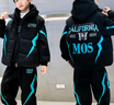G.DUCKKIDS童裝男童秋裝套裝兒童衣服男孩春秋冬裝加絨加厚馬甲運(yùn)動(dòng)裝三件套 藍(lán)色三件套【秋冬款】 140尺碼9~10歲【130-140cm】 曬單實(shí)拍圖