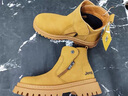 Jeep吉普馬丁靴男款高幫英倫風(fēng)工裝靴男士秋冬季中幫厚底復古機車(chē)鞋男 土黃 41 曬單實(shí)拍圖