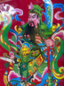 塔塔貓2026馬年植絨門(mén)神門(mén)貼大門(mén)新年春節過(guò)年揮春防盜門(mén)貼尉遲恭秦叔寶 大號植絨門(mén)神-關(guān)公/張飛76*50cm 曬單實(shí)拍圖
