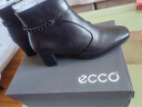爱步（ECCO）【明星同款】靴子女 冬季保暖切尔西女靴粗跟皮靴 型塑290933 黑色29093301001 38 晒单实拍图