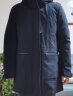 沙馳SATCHI男士羽絨服秋冬新款商務(wù)連帽中長(cháng)款鵝絨加厚外套男【抵御嚴寒】 藏青 M (48) 170 曬單實(shí)拍圖