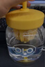 HOLOHOLO橡果榨汁杯果汁茶水分離杯大容量耐高溫玻璃杯家用辦公室吸管水杯 檸黃色 1000ml 曬單實拍圖