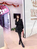 范哲狼（FANZELANG）新款加厚冬季羽絨服女小香風(fēng)收腰修身外套中長(cháng)款羽絨服 黑色 L (116-126) 曬單實(shí)拍圖