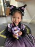 G.DUCKKIDS小黃鴨童裝庫洛米公主裙女童連衣裙秋冬款兒童裙子加厚斗篷蓬蓬裙 黑色單裙子 150 尺碼11~12歲【140-150cm】 曬單實拍圖