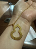 漢秀黃金璀璨葫蘆吊墜足金鏤空福祿掛墜項(xiàng)鏈520情人節(jié)禮物送老婆女友 璀璨葫蘆(金重約:6.73克) 曬單實(shí)拍圖