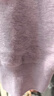 Hello Kitty兒童保暖褲棉女童秋褲寶寶棉褲秋冬暖暖褲內穿加厚加絨打底褲子 紫色【A類(lèi) 棉加絨】55536 150 適合145-155cm 曬單實(shí)拍圖