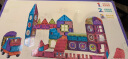 纽奇儿童磁力片积木玩具彩窗3-6岁男女孩玩具磁力小车大颗粒积木186件 实拍图