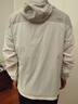 美津濃戶外皮膚衣男士夏季冰絲透氣防曬服輕薄釣魚服 白色/灰色  L  曬單實拍圖