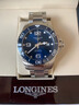 浪琴（LONGINES）康卡斯系列自動機械手表男瑞士300米防水手表 L3.781.4.96.6 陶瓷藍盤41mm 曬單實拍圖