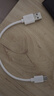 KINI0.2米數(shù)據(jù)線充電線PD60W30W快充線USB-C口雙Type-C閃充充電寶短線白黑色適用蘋果16/15/14小米華為 0.2米Type-C線/白色 曬單實拍圖