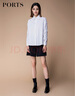 PORTS寶姿秋冬新品女裝長(cháng)袖棉質(zhì)白襯衫SM9B016XWC030 白色 XS (2) 曬單實(shí)拍圖