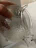 容山堂 手工燒水壺玻璃茶壺 煮茶器泡茶壺電陶爐茶爐功夫茶具 錘紋玻璃提梁壺-玉鈕 600ml 曬單實(shí)拍圖
