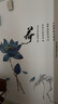 吉朵蕓電視背景墻貼畫客廳沙發(fā)臥室墻面裝飾畫墻壁畫自粘防水遮丑墻貼紙 水墨藍(lán)蓮 尺寸看詳情或看主圖第2張 曬單實拍圖